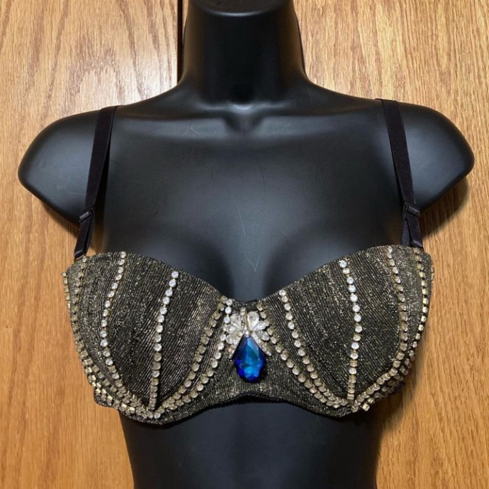 💎 Handmade Bejeweled Bra 💎